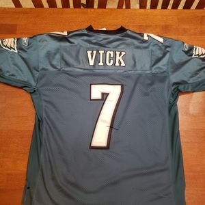 Mens L Reebok Vick Eagles Jersey